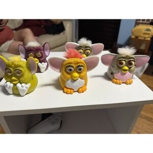 Vintage McDonalds Happy Meal Toy 1998  Furby Lot of 5 Different